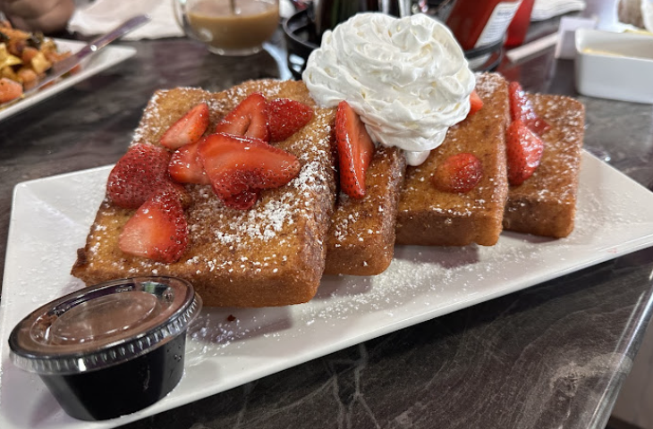 Tulua Bistro Springfield signature dishes French ToastSluttyGodzilla Omelette